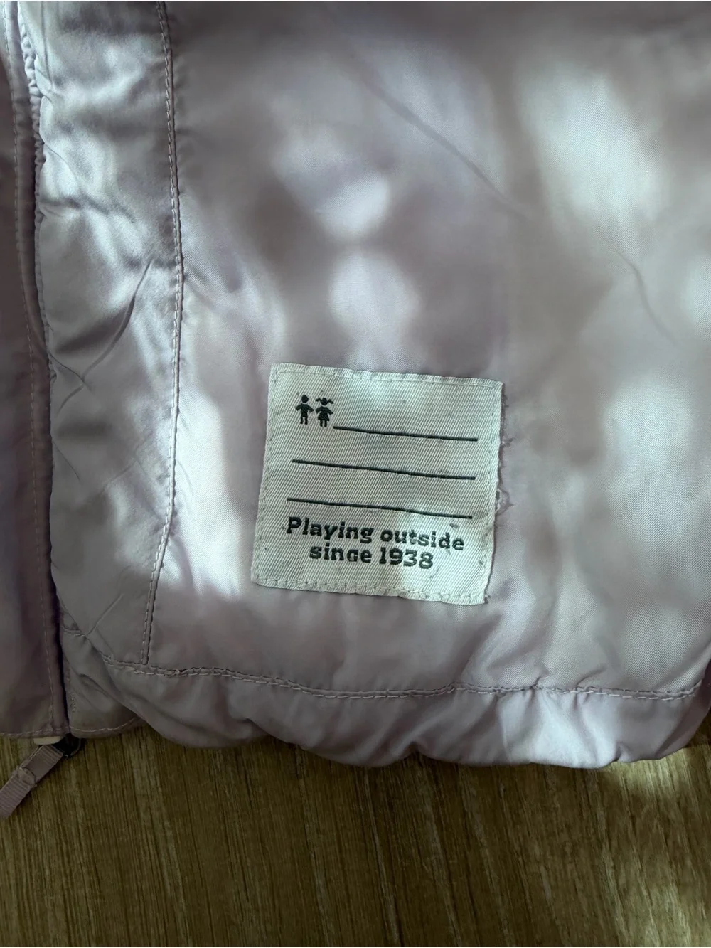 Girls Columbia Light Purple Puffer Hooded Jacket with removable Faux Fur Trim